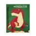 CARPETA Nº 3 CON CORDON PREDATOR DINOSAURIOS