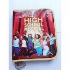 CARTUCHERA 2 PISOS HIGH SCHOOL MUSICAL CON APLIQUE