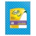 CUADERNO RAYADO T/D X 50 H FORRADO A LUNARES CELESTE EXITO