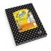 CUADERNO RAYADO T/D X 50 H FORRADO A LUNARES NEGRO CON LUNARES BLANCO EXITO/TRIU