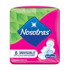 TOALLITAS FEMEMINAS NOSOTRAS X 8 INVISIBLE