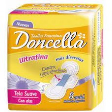 TOALLITAS FEMENINAS DONCELLA ULTRAFINAS X 16