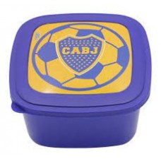 CAJA HERMETICA SANDWICHERA PERSONAJES BOCA JUNIORS