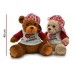 PELUCHE OSO CON REMERA Y GORRITA  PHI PHI 3827