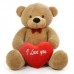 PELUCHE OSO GIGANTE CON CORAZON 1,30 M PHI PHI