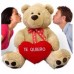 PELUCHE OSO GIGANTE CON CORAZON 1,30 M PHI PHI