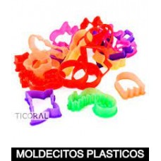 CORTANTES MOLDECITOS FANTASIA PLASTICO X 24 CHICOS