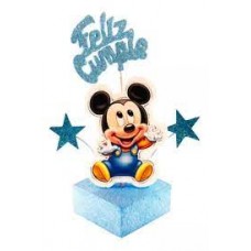 ADORNO DE TORTA - FIGURA TELGOPOR BASE CUBITO MICKEY