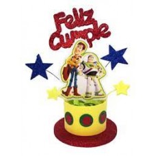 ADORNO DE TORTA - FIGURA TELGOPOR BASE TAMBOR TOY STORY