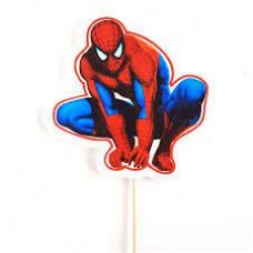 ADORNO DE TORTA - PINCHE FIGURA PERSONAJE TELGOPOR GRANDE SPIDERMAN