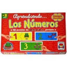 ROMPECABEZAS X 12 APRENDIENDO LOS NUMEROS