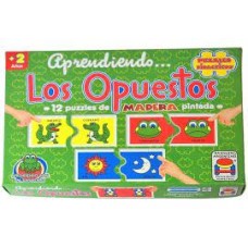 ROMPECABEZAS X 12 APRENDIENDO LOS OPUESTOS