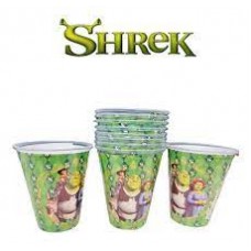 VASOS DESCARTABLES LINEA SHREK TERCERO X 10