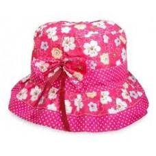 GORRA DE BEBE CAPOTITA FLOREADA