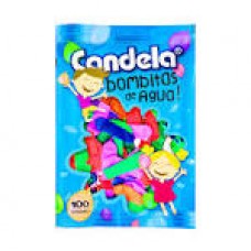 GLOBOS DE AGUA CANDELA/FIESTA LOCA FLUO X 100