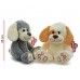 PELUCHE PERRO CON CORAZON 25 CM PHI PHI 3817