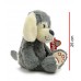 PELUCHE PERRO CON CORAZON 25 CM PHI PHI 3817