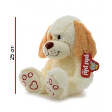 PELUCHE PERRO CON CORAZON 25 CM PHI PHI 3817