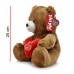 PELUCHE OSO CON CORAZON DE CORDEROY 25 CM  PHI PHI 8124