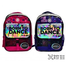 MOCHILA ESPALDA BORN TO DANCE PHI PHI BAGS