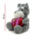 PELUCHE ANIMAL CON CORAZON 30 CM PHI PHI TOYS 5466