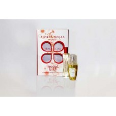 ESTUCHE RE REGALO PERFUME DE MUJER PAULVIC FLORES ROJAS (SIMIL FLOWER KENZO) + B