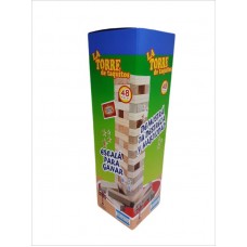 JENGA LA TORRE DE TAQUITOS X 48 PIEZAS EN CAJA (XENGA-YENGA)