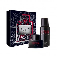 ESTUCHE PARA REGALO PERFUME DE HOMBRE KEVIN BLACK + DESODORANTE