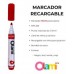 MARCADOR PARA PIZARRA ROJO OLAMI RECARGABLE