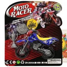 MOTO CON TROFEO MOTOCROSS EN BLISTER