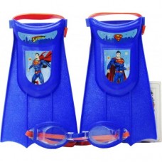 SET DE BUCEO PATAS DE RANA + ANTIPARRAS SUPERMAN CHICO