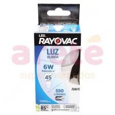 LAMPARA RAYOVAC LED 6 W (45W) LUZ FRIA