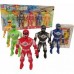 MUÑECOS ARTICULADOS X 5 POWER RANGERS CHICOS