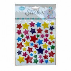 STICKERS CON RELIEVE ESTRELLAS GRANDE