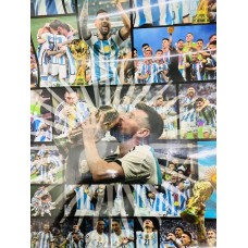 PAPEL DE FORRAR AFA ARGENTINA CAMPEON DEL MUNDO MESSI