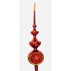 PUNTAL NAVIDEÑO 40 CM PAGODA ROJO