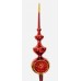 PUNTAL NAVIDEÑO 40 CM PAGODA ROJO