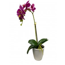 PLANTA ARTIFICIAL ORQUIDEA CON MACETA 48 CM