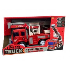 CAMION DE BOMBEROS CON LUZ Y SONIDO TRUCK FIRE ENGINE