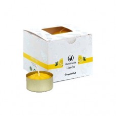 VELAS DE NOCHE PERFUMADAS X 12 LIMON